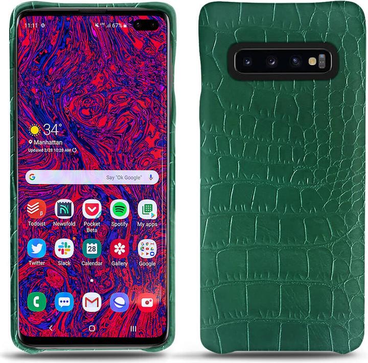 Actual product image Noreve Leather cover (Samsung Galaxy S10+)
