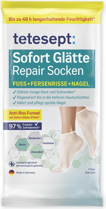 Produktbild Tetesept Sofort Glätte+Repair Socken (Sohlen)