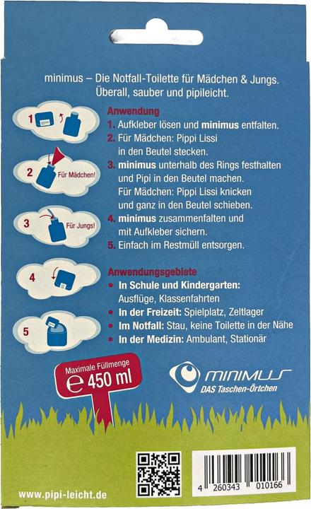 Produktbild Minimus Notfall Toilette