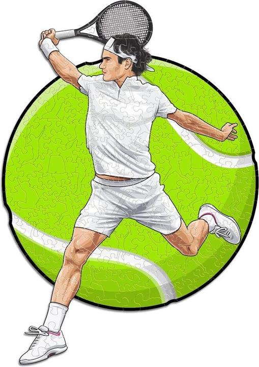 Produktbild Iconic Roger Federer - Tennis - Holz Puzzle Grösse M (270 Teile) (270 Teile)