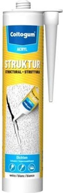 Produktbild Coltogum Struktur-Acryl (0.63 kg, Weiss, 310 ml)