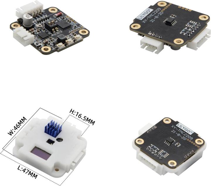 Produktbild Lilygo TTGO T-Motor ESP32 5-12V 2.8A TMC2209 Schrittmotortreiber Kit mit OLED Display und Gehäuse