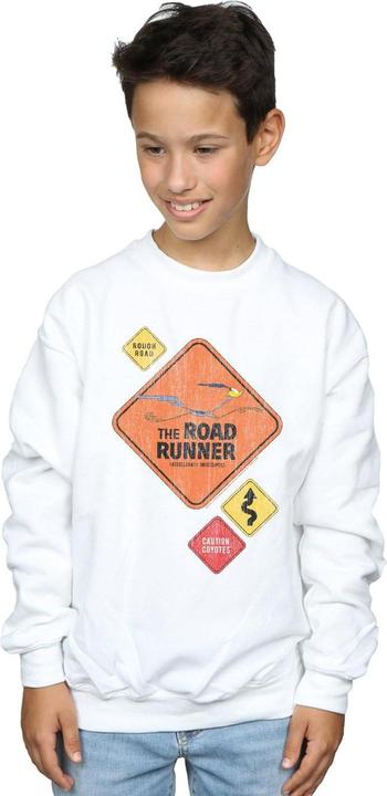 Immagine prodotto Looney Tunes Road Runner Road Sign Felpa Ragazzi (140, 146)