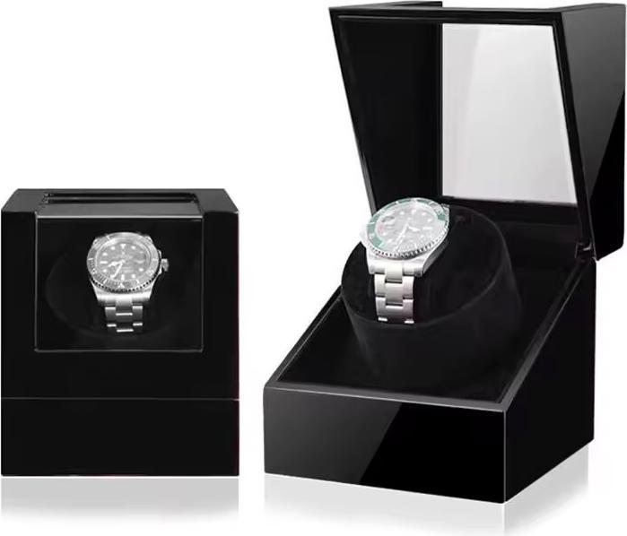 Actual product image Cbx Eleganter Uhrenbeweger für 1 Uhr, Watchwinder Schwarz poliert (1 x)