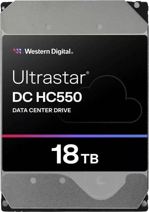 Actual product image WD Ultrastar DC HC550 SAS (18 TB, 3.5", CMR)