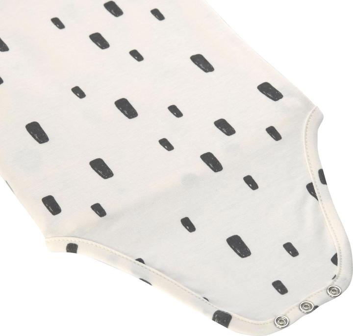 Lässig Langarm-Body Blocks Milky Gr. 74/80 (80)