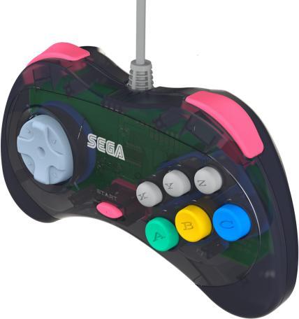 Produktbild retro-bit SEGA Saturn Pad Grey
