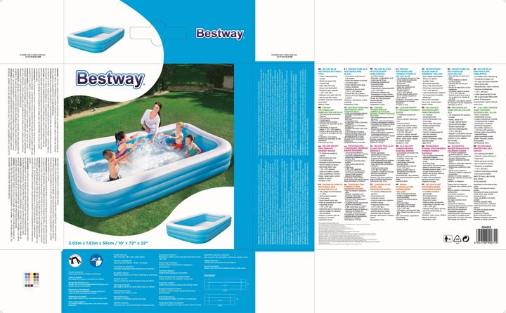Actual product image Bestway Deluxe Family Pool