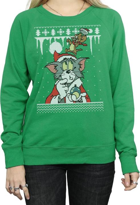 Immagine prodotto Tom & Jerry Christmas Fair Isle Felpa Donna (XXL)
