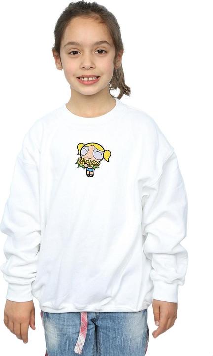 Produktbild The Powerpuff Girls Girls Bubbles Flower Sweatshirt Mädchen (140, 146)