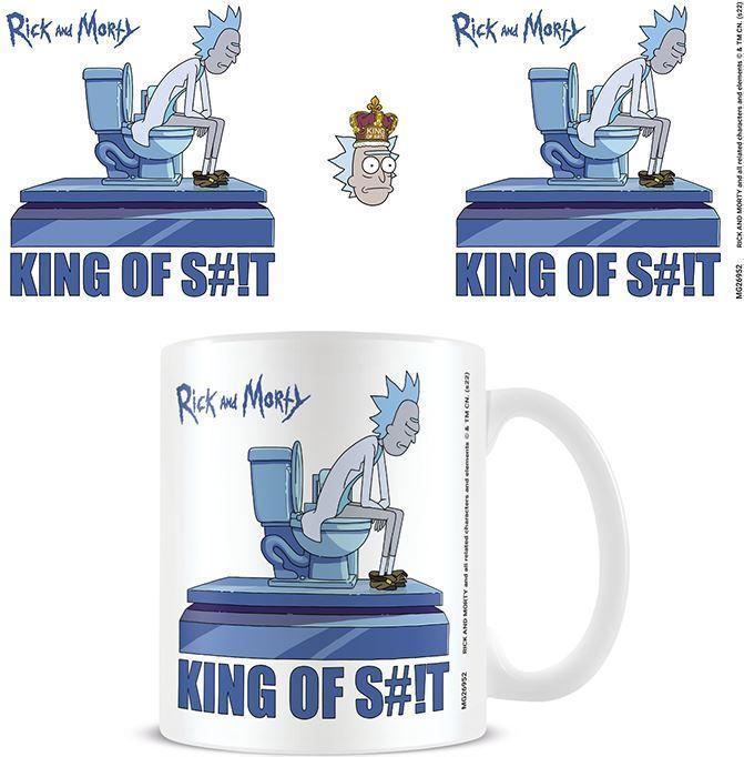 Produktbild Rick And Morty Kaffeebecher King Of Shit (325 ml, 1 x)