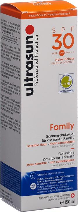 Image du produit Ultrasun Famille SPF30 (Lait solaire, SPF 30, 150 ml, 228 g)