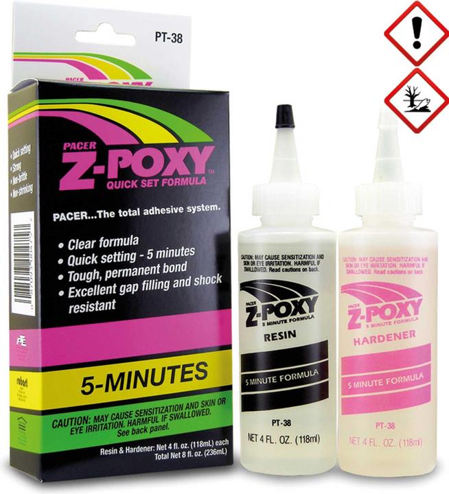 Produktbild Z-Poxy 5-Minute 236.5ml 5-Minuten Epoxy Kleber (236.50 ml)
