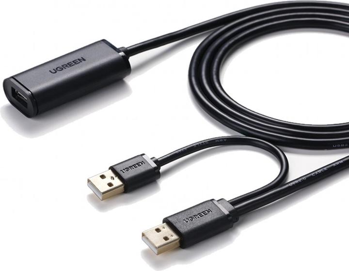 Immagine prodotto Ugreen Cavo di estensione USB 2.0 con ripetitore di segnale (10 m, USB 2.0)