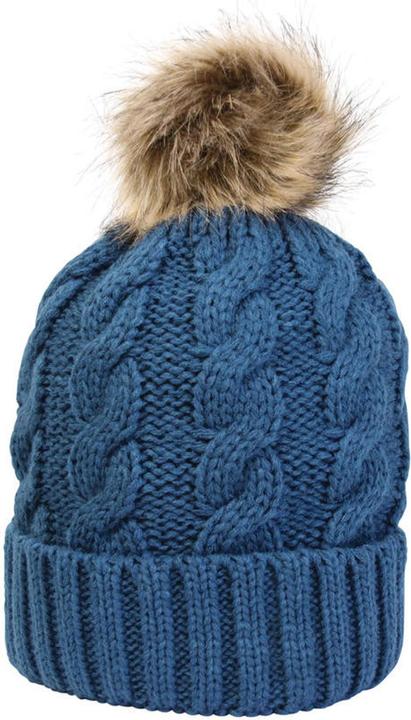 Produktbild Hy Fashion Bommelmütze Melrose mit Zopfmuster Erwachsene (One Size)