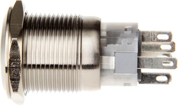 Produktbild DimasTech Vandalismustaster 19mm - Silverline