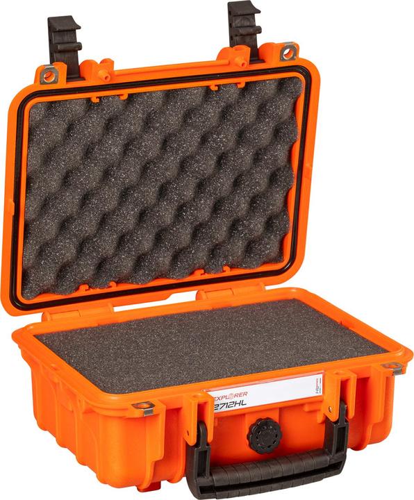 Actual product image Explorer Cases Outdoor case 2712HL.O orange with pick & pluck foam (W x H x D) (Camera shoulder bag, 6.60 l)