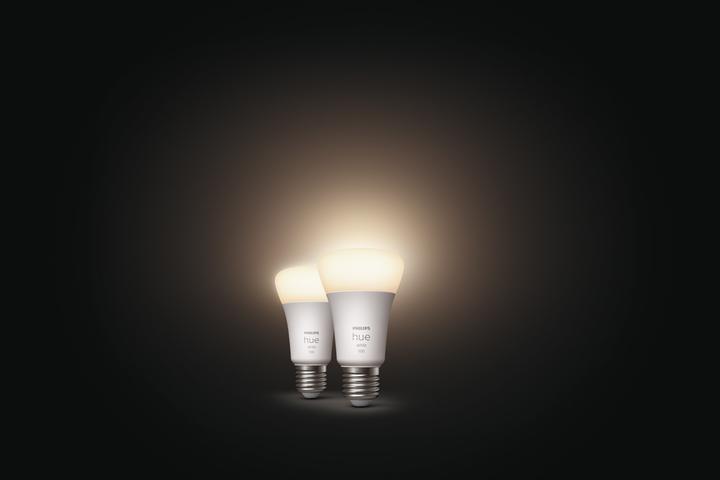 Actual product image Philips Hue White (E27, 9.50 W, 1050 lm, 2 x, F)