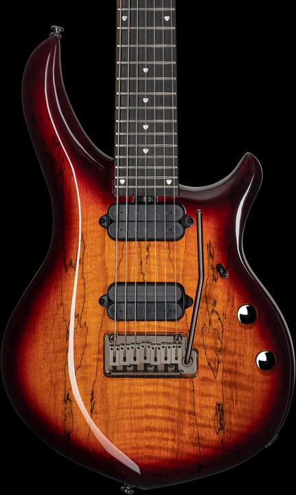 Produktbild E-Gitarre, Majesty 270X, Spalted Maple, DiMarzio, Blood Orange, Tasche (E-Gitarre)