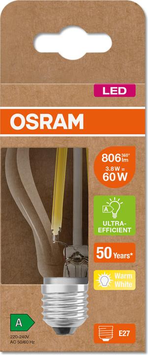 Actual product image Osram Led Filament Classic A (E27, 4 W, 806 lm, 1 x, A)
