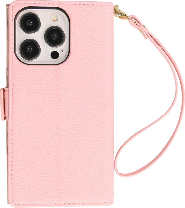 Produktbild PhoneLook Hülle Flip Wallet aus veganem Leder mit Brieftasche und Magnetverschluss te (Apple iPhone 15 Pro Max)
