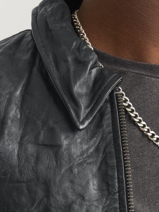 Produktbild Jack & Jones Jorcrincle Leather Jkt Styd Aw24 (S)