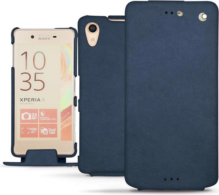 Productafbeelding Noreve Lederen omslag verticaal (Xperia X Prestaties)