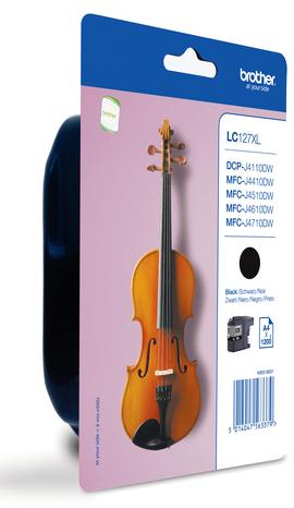 Immagine prodotto Brother LC127XLBK - Alto rendimento - Nero (FC)