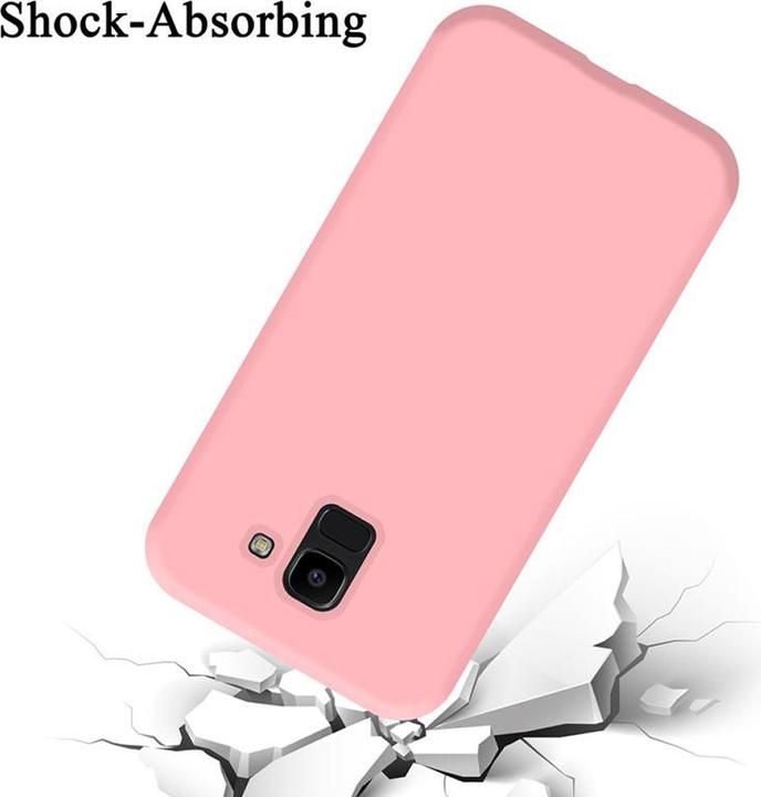 Actual product image Cadorabo TPU Liquid Silicone Case Cover (Samsung Galaxy J6 (2018))
