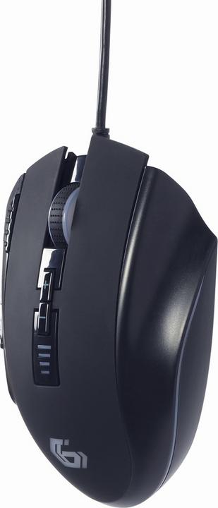 Actual product image Gembird Gaming mouse 12-button LED lighting (Cable)