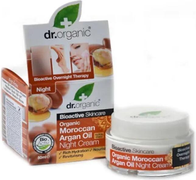 Dr. Organic Marokkanisches Arganöl Nachtcreme 50ml (50 ml, Nachtcreme)