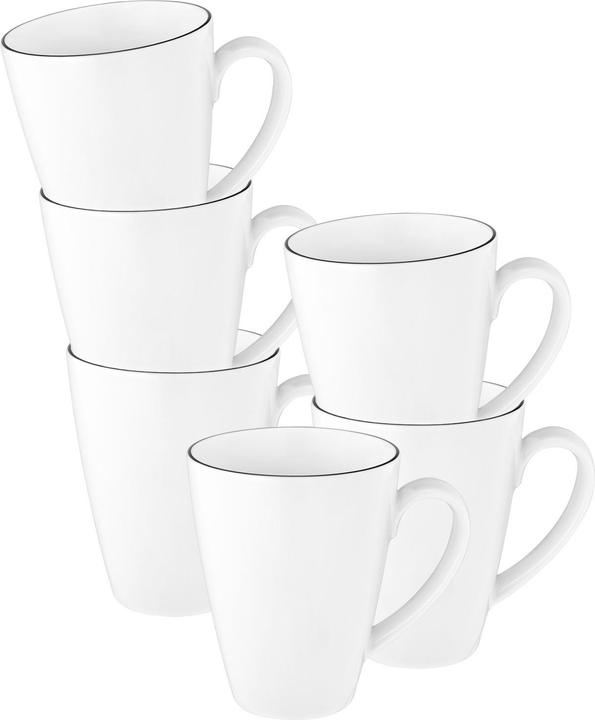 Actual product image Seltmann Lido Black Line Kaffeebecher Tambel (350 ml, 6 x)
