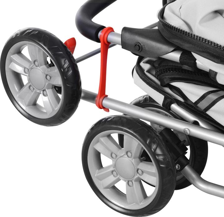 Produktbild PawHut Hundewagen mit Gitternetz (Hund, Faltbar)