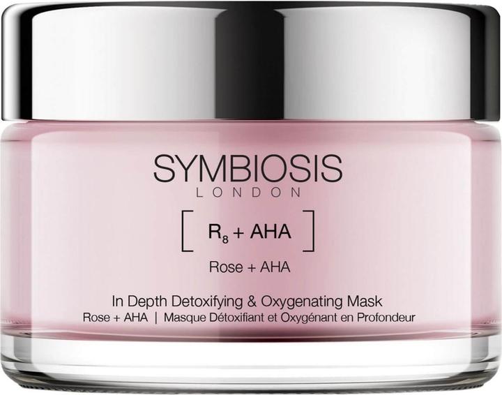 Symbiosis Rose + AHA) Tiefenwirksame Detox & Oxygenate Maske (50 ml)