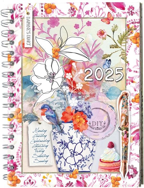 Daphne's Diary - Taschenkalender 2025 (Deutsch)