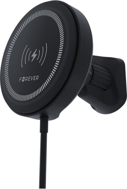 Immagine prodotto Forever Supporto per auto per bocchetta d'aria MACH-300 magnetico con ricarica wireless nera Qi2 15W