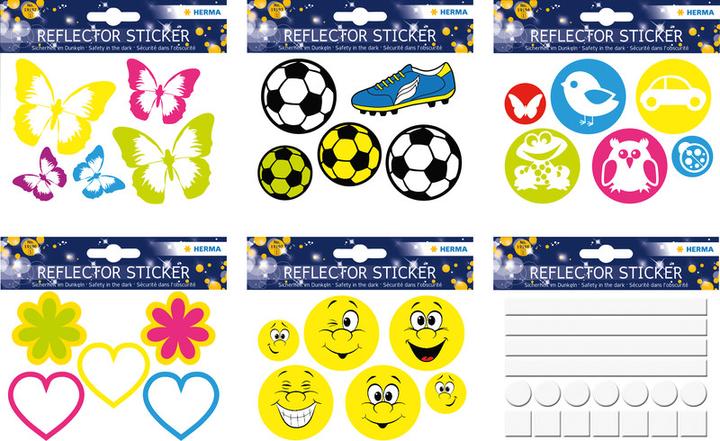 Actual product image Herma Reflector stickers
