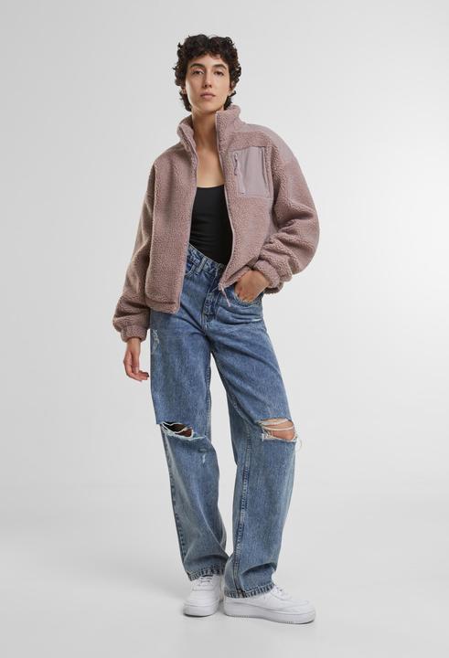 Produktbild Urban Classics Ladies Sherpa Mix Jacket - 117655 (4XL)