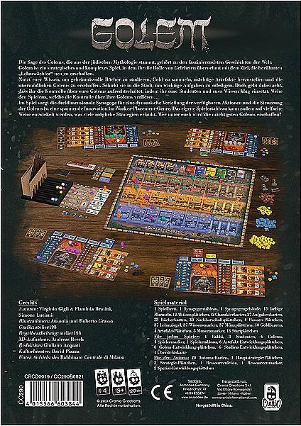Produktbild Asmodée CRCD0019 - Golem, Brettspiel, für 1-4 Spieler, ab 13 Jahren (DE-Ausgabe) (Deutsch)