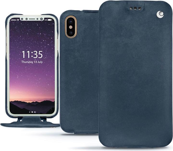 Actual product image Noreve Leather cover vertical (Apple iPhone X)