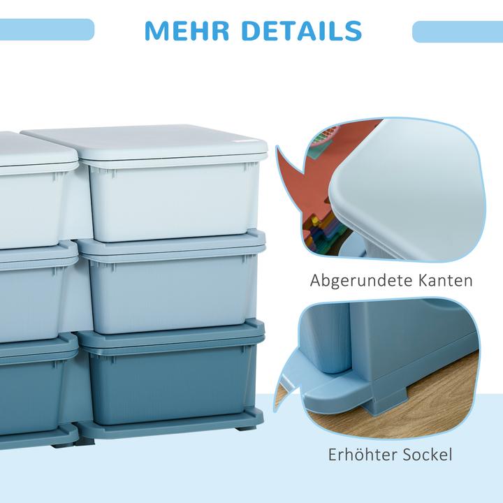 Produktbild Homcom Kinderschubladenschrank mit abgerundete Kanten