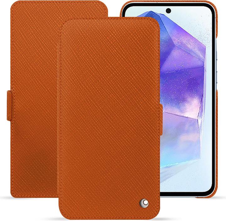 Actual product image Noreve Horizontal leather flap shell (Samsung Galaxy A55)
