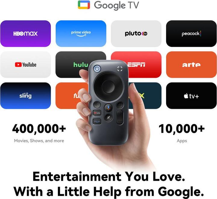 Actual product image RayNeo Pocket TV Accessory for Air 2 Massive Content Library On-The-Go Powered by Google TV