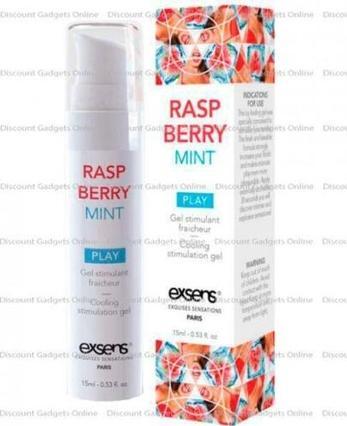 Productafbeelding Exsens Verkoelende Stimulerende Gel Framboos Mint 15 ml. (15 ml)
