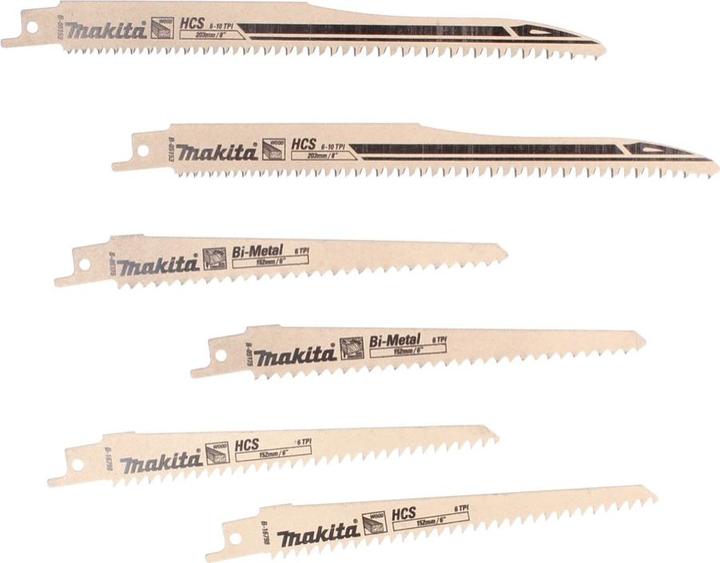 Actual product image Makita Reciprocating saw blade range A