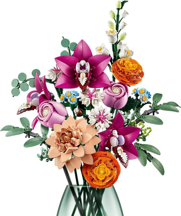 Actual product image LEGO Schöner Rosafarbener Blumenstrauss (10342, LEGO Botanical, LEGO Icons)