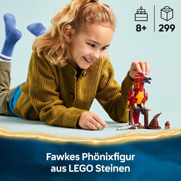 Produktbild LEGO Fawkes: Dumbledores Phönix (76448, LEGO Harry Potter)