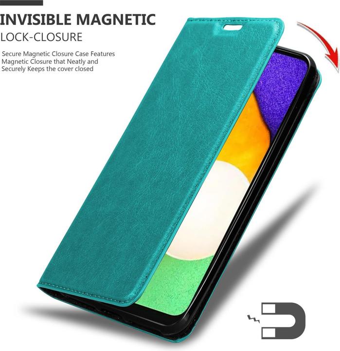 Actual product image Cadorabo Book Invis. Magnet sleeve (Samsung Galaxy A13 5G)