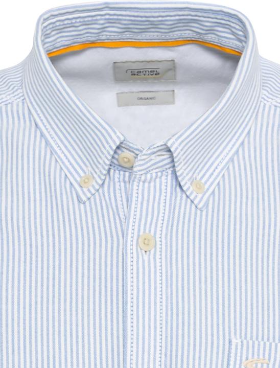 Image du produit Camel Active Chemise à rayures Oxford en coton organique durable (4XL)