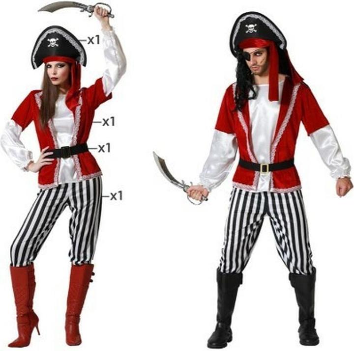 Carnival Toys Déguisement Rouge Pirate